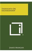 Thoughts on Salesmanship
