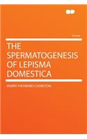 The Spermatogenesis of Lepisma Domestica