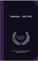 Directory ... 1915, 1921