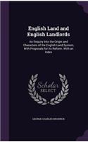 English Land and English Landlords