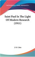 Saint Paul In The Light Of Modern Research (1911)