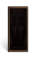 Black Moroccan Midi Lined Softcover Flexi Journal (240 pages)