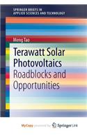 Terawatt Solar Photovoltaics