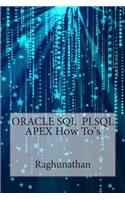 Oracle SQL Plsql Apex How To's