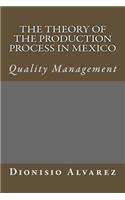 The theory of the production process in Mexico: quality management(Spanish)