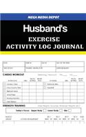 Husband's Exercise Activity Log Journal