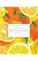 Composition Notebook: Juicy Orange Composition Notebook for Study - The Best Size to Take Notes