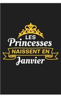 Les Princesses Naissent En Janvier: Anniversaire Mois De Janvier Cadeau Original