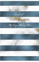Undated Daily Planner - My Day, Meals & Notes