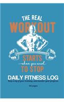 The Real Workout Daily Fitness Log