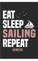 Eat Sleep Sailing Repeat Calender 2020
