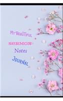 My Beautiful Sermon Notes Journal