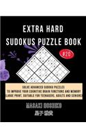 Extra Hard Sudokus Puzzle Book #20