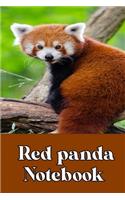 Red panda notebook: Blank Lined Gift notebook For The Red panda lovers