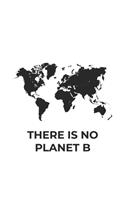 There is no Planet B: Lined Paper Notebook 6x9 inches with 120 pages