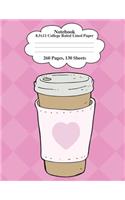 Pink Coffee 8.5x11 College