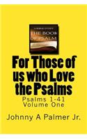 For Those of Us Who Love the Psalms