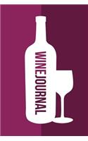 Silhouette Bottle and Glass Wine Tasting Review Journal