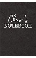 Chase's Notebook: Personalized Scrapbook for Men