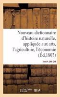 Nouveau Dictionnaire d'Histoire Naturelle. Tome 4. Caa-Cha: Appliquée Aux Arts, Principalement À l'Agriculture Et À l'Économie Rurale Et Domestique
