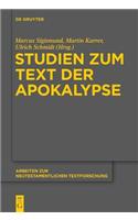 Studien Zum Text Der Apokalypse