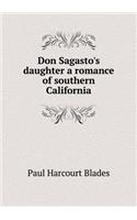 Don Sagasto's Daughter a Romance of Southern California