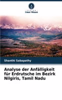 Analyse der Anfälligkeit für Erdrutsche im Bezirk Nilgiris, Tamil Nadu