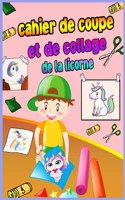 Livre de coloriage des licornes à découper et à coller