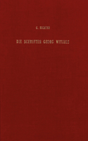 Die Schriften Georg Witzels bibliographisch bearbeitet