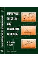 Mean Value Theorems and Functional Equations