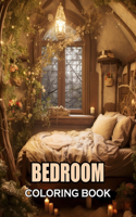 Bedroom Coloring Book for Adults: 100+ Coloring Pages of Awe-inspiring for Stress Relief and Relaxation