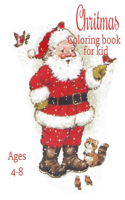 Christmas Coloring Book for Kids Ages 4-8 Coloring Book Volume 1