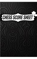 Chess Score Sheet