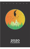 Parachute Jump Logo Calendar 2020