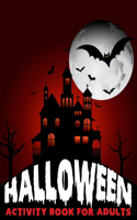 Halloween Activity Book For Adults