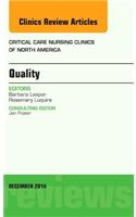 Quality, an Issue of Critical Nursing Clinics of North America