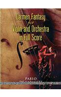 Carmen Fantasy for Violin and Orchestra in Full Score