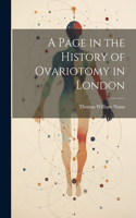 Page in the History of Ovariotomy in London