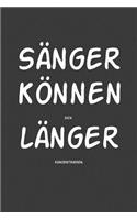 Sänger können sich länger konzentrieren