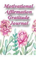 Motivational Affirmation Gratitude Journal