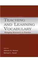 Teaching and Learning Vocabulary