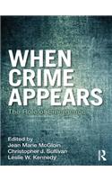 When Crime Appears