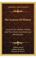 Lessons Of History