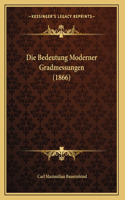 Die Bedeutung Moderner Gradmessungen (1866)