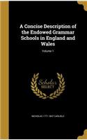 A Concise Description of the Endowed Grammar Schools in England and Wales; Volume 1