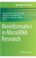 Bioinformatics in Microrna Research