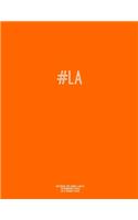 Notebook for Cornell Notes, 120 Numbered Pages, #LA, Orange Cover