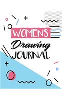 Women's Drawing Journal: Dot Grid Journal Notebook