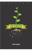 Go Green Notizbuch