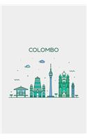 Colombo Minimalist Travel Notebook [Lined] [6x9] [110 pages]